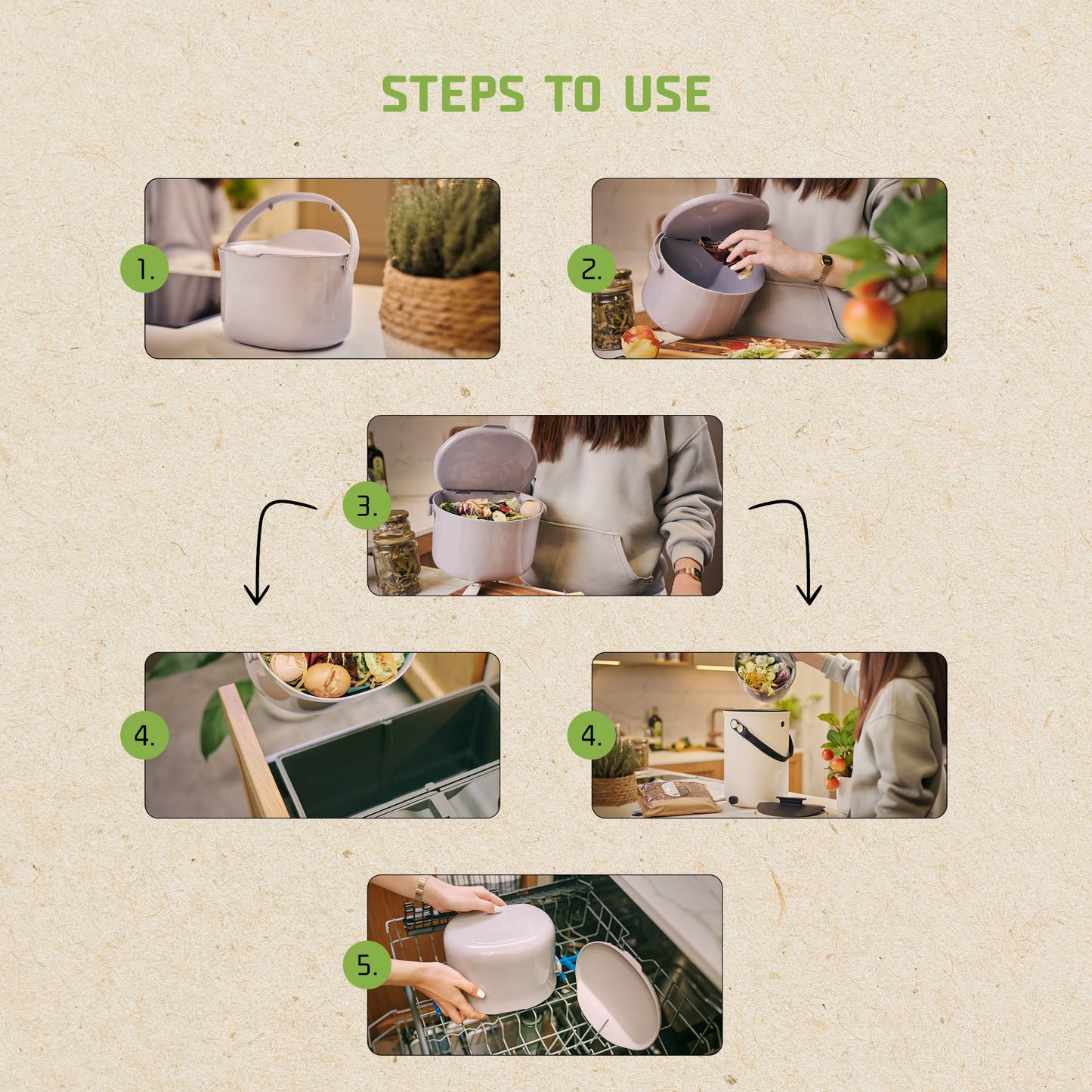 Compost Caddy (case of 4)