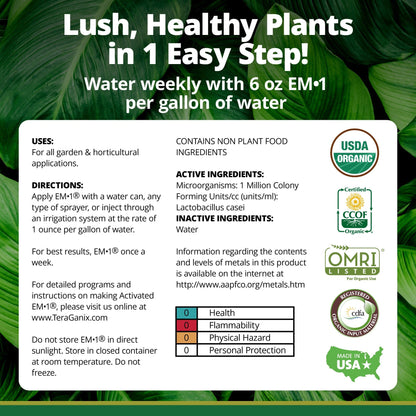 EM-1 Microbial Inoculant Soil Amendment (Case)